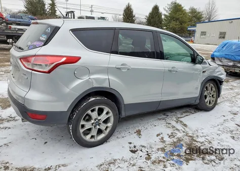 2013 Ford Escape Sel z USA, uszkodzony, nr VIN 1FMCU0HX1DUA70118